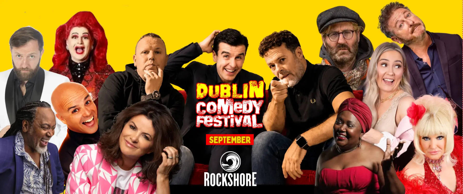 Dublin Comedy Festival 2026 — September 2026, sponsored by Rockshore